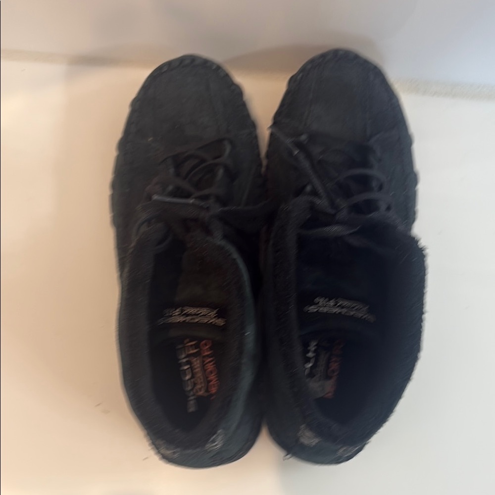 Skechers Relaxed Fit Memory Foam Leather Boots